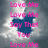 six shows a blue heart shape against a cloudy sky background with pink text changing