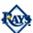 A pixelated blue and white icon with a yellow accent, featuring stylized text within an oval border. The design has a retro digital aesthetic with visible dithering patterns.
