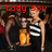 A static image shows two women in a dimly lit venue with a golden trophy-like object in the foreground; red text overlays change across observations.