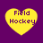 Four yellow heart-shaped icons with 'Field Hockey' text on purple background, each displaying distinct pixelation and blur levels.