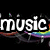 A static digital image with white text over a black background featuring rainbow-colored audio waveforms.