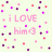 Pixelated text and colored squares on a split background with pink text on cyan and light beige sections.