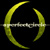 Static pixelated icon featuring a yellow curved shape resembling a crescent moon or stylized musical note with horizontal white lines across the middle on black background.