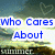 six pixelated text over a cloudy sky background with faint heart outlines, each displaying different phrases in distinct colors
