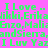 Pixelated text on a split background with four color quadrants: pink, peach, yellow, and light orange.