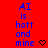 Red background with blue pixelated text reading 'AI is hott and mine' and a black pixelated heart symbol on the right side.