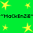 Green background with yellow stars and repeated text "^MoCkEnZiE^" in black pixelated font.