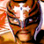 A 2x2 contact sheet of a pixelated animated icon featuring a masked wrestler with orange and white face paint, displayed alongside the text "CoolBuddy.com" on a blue background.