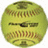 A static image with a softball on the left and red text on blue background reading "Softball Is My Life If It Was Any Easier It Would Be Called Baseball".