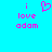 Pixelated cyan background with pink text and a heart symbol; left side shows 'i love adam' with a heart above the 'love', right side lacks the heart.
