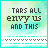 25 identical square icons with a light blue-green watercolor background, each displaying the text "STARS ALL ENVY US AND THIS" in pixelated font