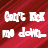 Pixelated white text on a red striped background, with partial and full text fragments visible across the image.