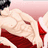 Pixelated image of a figure in red and white clothing against pink background with partial text reading "I DREAM OF A WHITE CHRISTMA".