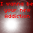 Red text reading "I wanna be your new Addiction" over a dark red background with a bright white light effect that shifts position across frames.