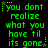 Green pixelated text on black background with animated star and dot accents, repeating 'you dont realize what you have til its gone' in multiple