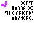 identical pixel art icons displaying text with a purple accent on 'THE FRIEND' and small purple shapes above each instance