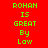 Red background with green text reading 'ROHAN IS GREAT By Law' in three , where yellow rectangles highlight different text segments across frames