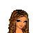 Pixel art contact sheet of a female character in various poses and outfits with pink text reading "single and lookin" at the bottom, all on white background.