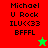 Pixelated text and star symbols on red, green, and olive backgrounds with no visible motion.