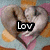 A heart-shaped arrangement of two figures with text overlays changing across frames.