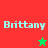 Four display "Brittany" text with star symbols on red, green, and olive backgrounds