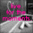 A grayscale image with pink text overlays showing a road scene, where the top-left and bottom-left sections display different phrases.