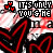 Red and black zigzag lines form a repeating pattern over white with red text reading "IT'S ONLY YOU & ME" in pixelated font.