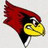 Two identical red bird head icons with yellow beaks and black facial markings, displayed side-by-side on a light background.