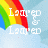 Pixelated rainbow arches over clouds with text elements changing across frames.