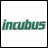 A 4x4 contact sheet of animated frames showing the word 'incubus' in various colors and styles on a white background.