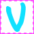 A 3x3 contact sheet of animated frames showing a colorful, hand-drawn style text animation spelling "VALERIE" with each letter in distinct colors and rounded shapes.