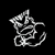 A black-and-white animated icon with a stylized character holding a flag, transitioning to red text reading 'MAFIA' at the bottom right.