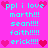 Pixelated cyan text on bright pink background with red heart symbols, repeating names and 'ppl i love' phrases in a