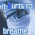 A 5x4 contact sheet of animated frames showing a close-up of blue eyes with repeated text "it hurts to breathe" in light and dark blue fonts over the image.