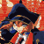A 2x2 contact sheet of three animated frames from a Saber Marionette J-themed buddy icon featuring anime-style characters in historical and modern outfits with red, blue, and yellow color schemes.