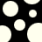 Black background with multiple white circles of varying sizes scattered across the frame.