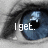 A close-up of a blue eye with text overlays reading "I get lost in his eyes.." across three