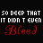 Pixelated text on black background with red and white lettering, showing repeated phrases 'so deep that it didn't even bleed' in two