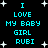 Pixelated cyan text on black background with white star shapes, displaying repeated phrases in two