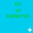 Green pixelated text "Do UR FANBOYS" on cyan background with white star-like shapes scattered across the image.