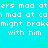 Pixelated text repeats across a cyan background with green star-like shapes, showing partial phrases like 'ers mad aters' and 'might brakimight'.