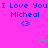 Pixelated text and symbols on a bright pink background with blue, green, and gray elements.
