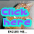 Animated icon with four distinct text overlays on a background featuring a cat and grassy scene.