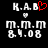 Pixelated text and symbols on black background with red heart symbol in top-left section.