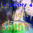 Pixelated static image with blue text 'DANNY 4', yellow 'light', and orange 'shine' over a multicolored background.