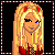 Animated contact sheet of a pixel art character with blonde hair and red horns, paired with repeated text "sexy lil' devil" on black backgrounds.