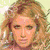 six pixelated images showing a woman with changing expressions and poses across different backgrounds