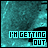 identical turquoise and black pixelated frames with text overlays, showing a static background pattern