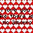 Red background with white heart pattern and black text repeating 'i love you i love you' and 'there is no Zmorro no Zmorro'.
