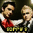 Four- of pixelated celebrity images with overlaid text: 'sorry's', 'not good', and 'enough' in yellow block letters